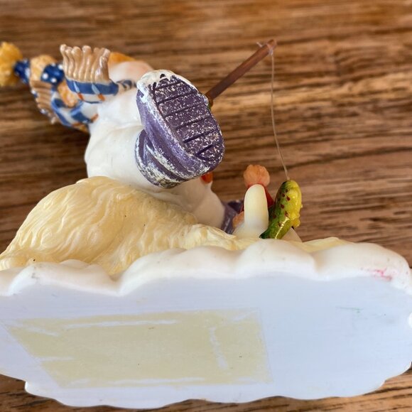 Cute Snowman Fishing Sitting on a Polar Bear - Picture 10 of 11